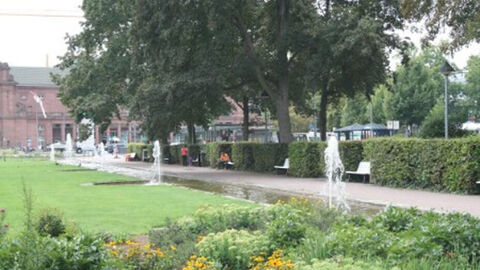 Gepflegte Gartenanlage