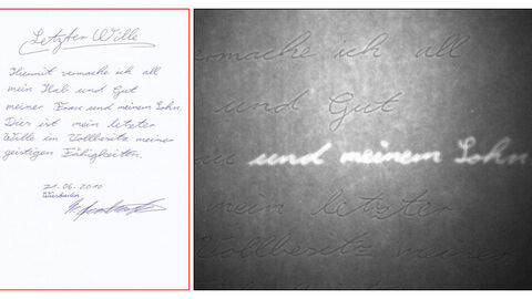 Manipulation an Testament