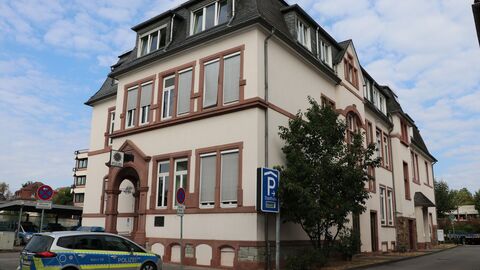 Gebäude der Polizeistation in Oberursel