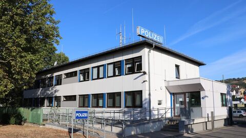 Gebäude der Polizeistation in Rüdesheim am Rhein