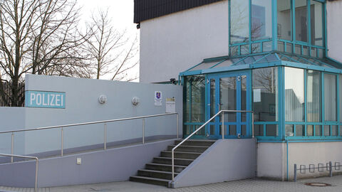 Gebäude der Polizeistation Lampertheim-Viernheim 