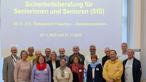 Gruppe der Sicherheitsberater für Senioren im Polizeipräsidium Südosthessen