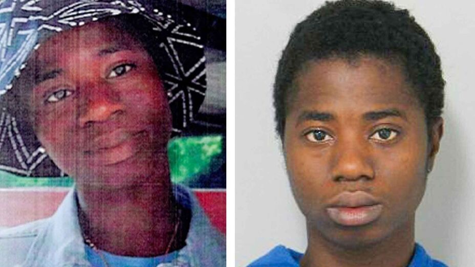 Collage aus zwei Fotos der vermissten 15–jährigen Aminata Dosso