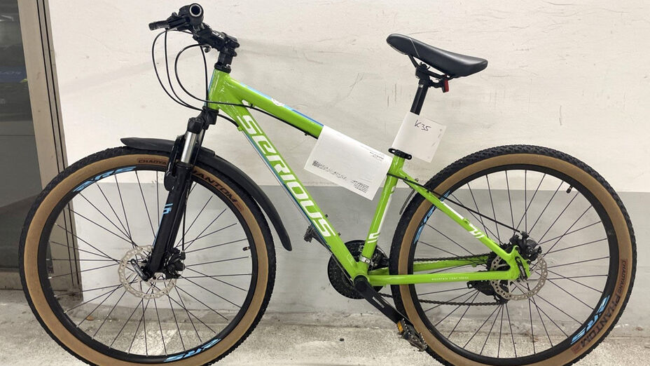 Sichergestelltes Fahrrad - Serious