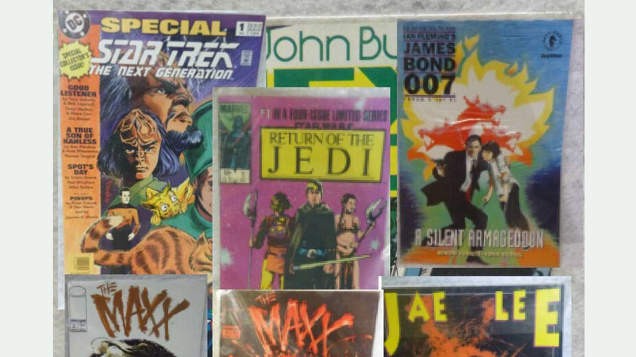 Comic Sammlung Collage