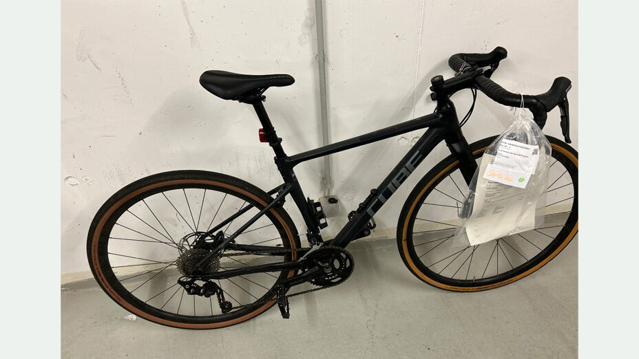 Sichergestelltes Fahrrad der Marke Cube