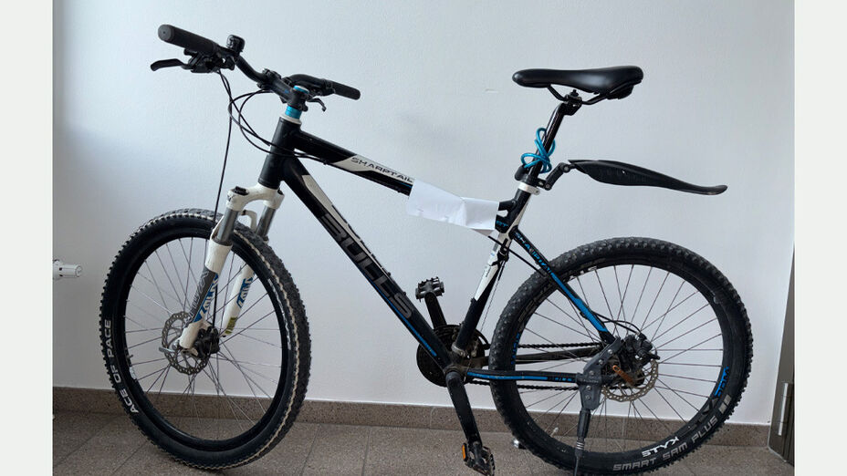 Sichergestelltes Mountainbike der Mark Bulls